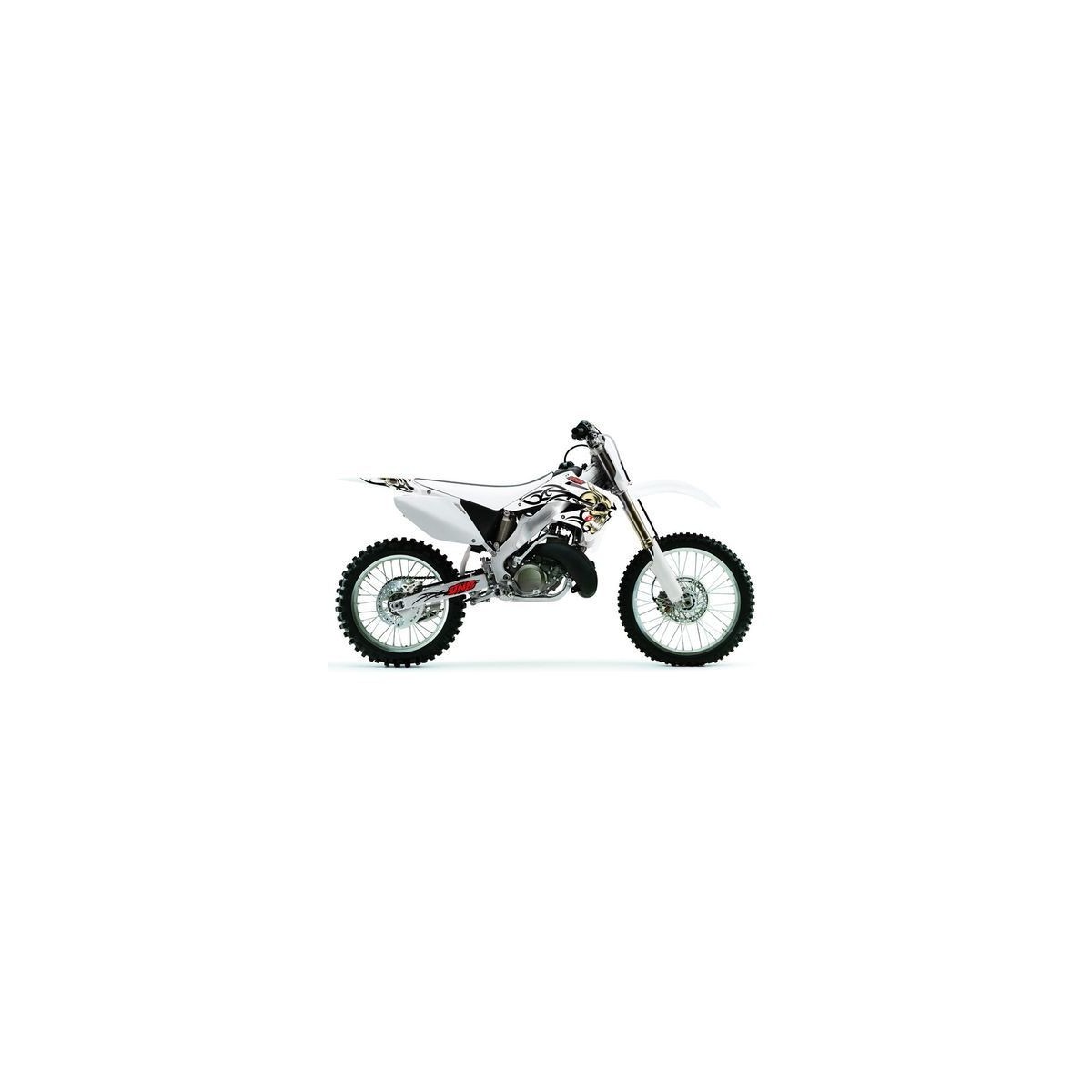 Kit déco seul Tatoo white HONDA 125/250 CR 02/07 