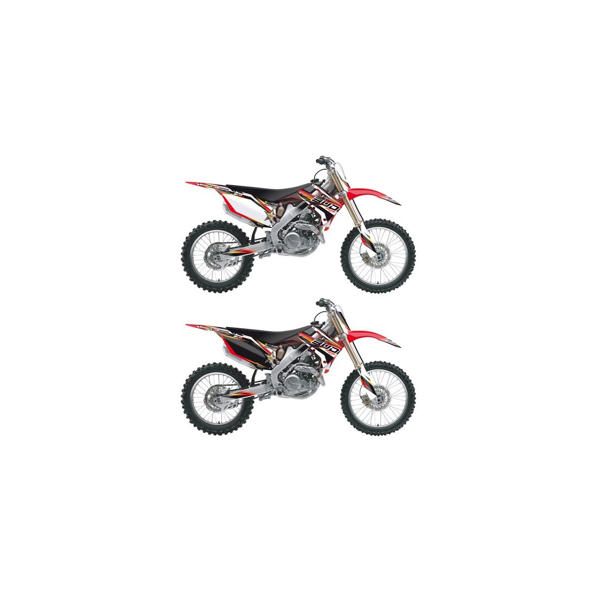 Kit déco seul BUD HONDA CRF 