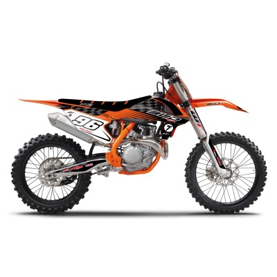 Kit déco Bud Racing Checkers KTM 