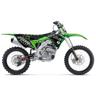 Kit déco Bud Racing Checkers KAWASAKI 