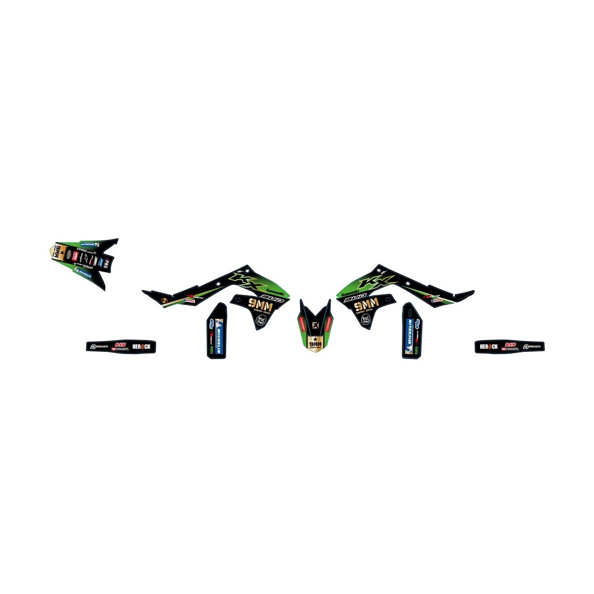 Kit déco complet Team BUD racing 2021 