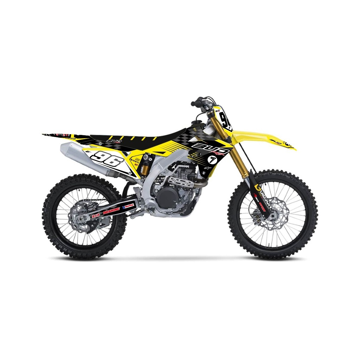 Kit déco BUD "Checkers" SUZUKI 