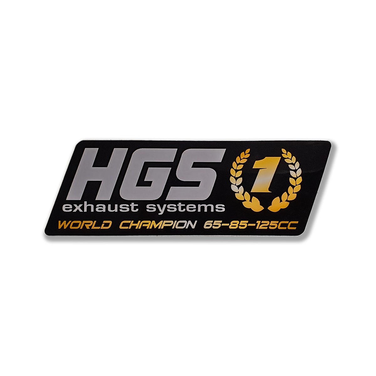 Autocollant HGS pour silencieux 2 Temps 
