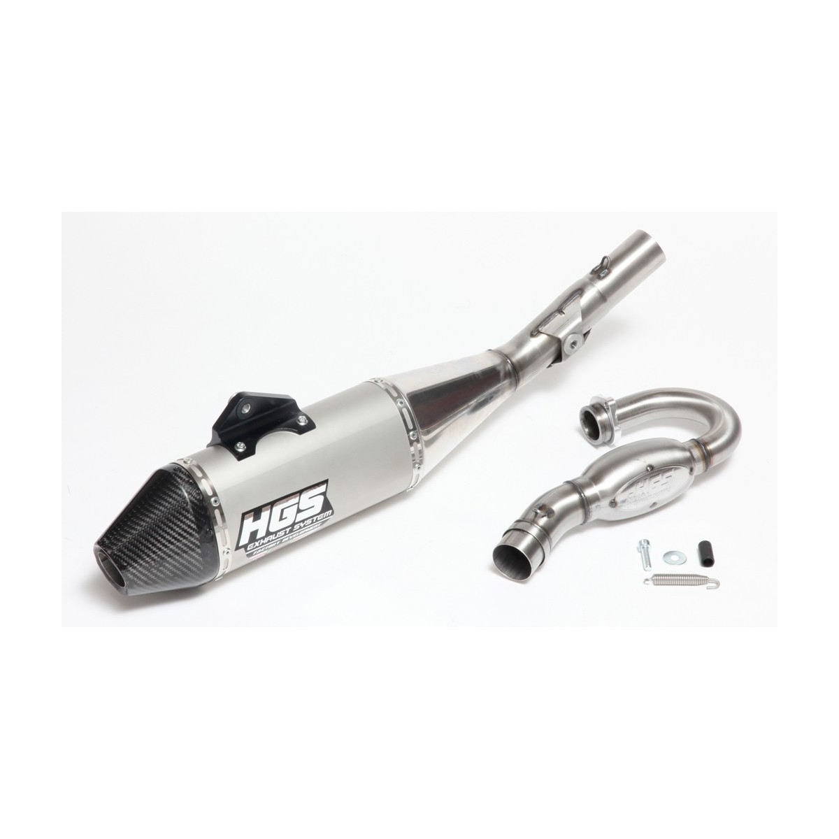 Ligne Echappement 4T Complète Bud/HGS SX  