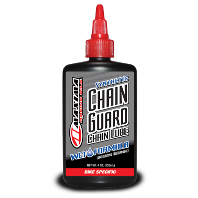 Huile de chaine spéciale vélo Maxima bike syn chain guard wet formula 