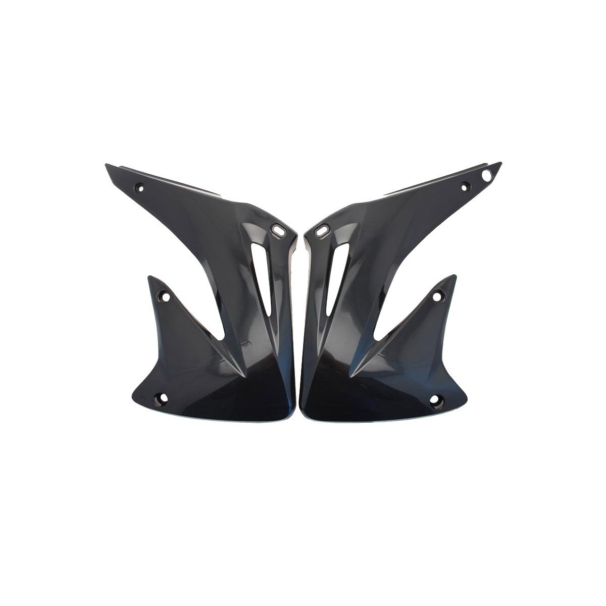 Ouies de radiateurs noires KAWASAKI 