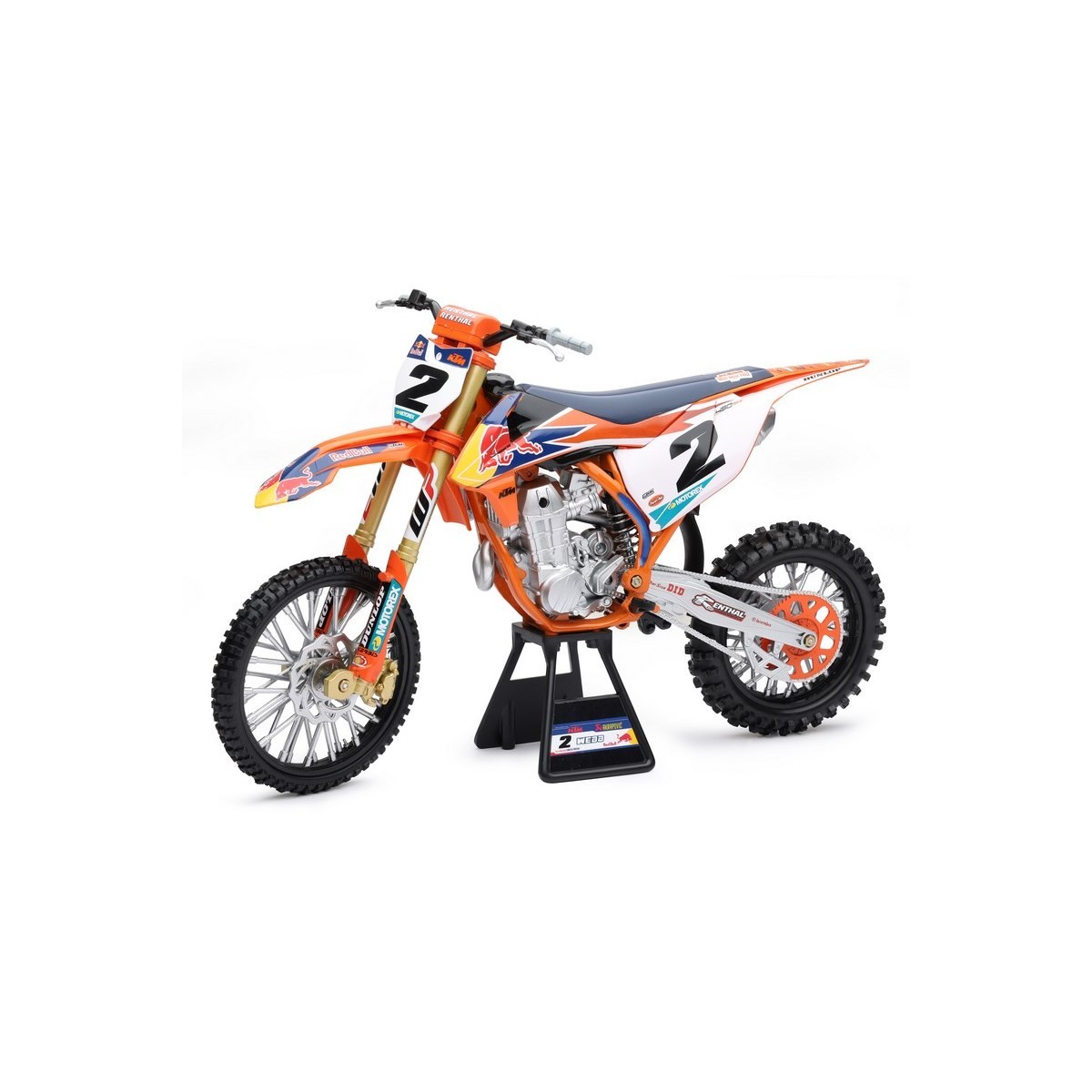 KTM 450 SXF Cooper WEBB réplica 1/6 (35x20cm) 