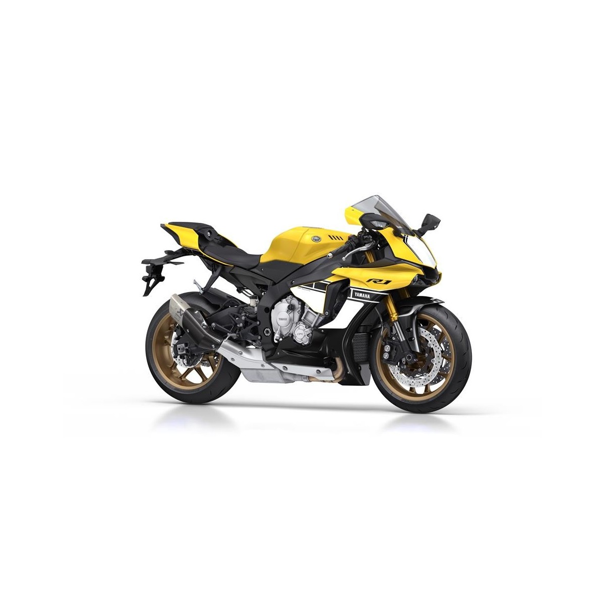 Miniature Yamaha R1 2016 Jaune 1/12° 