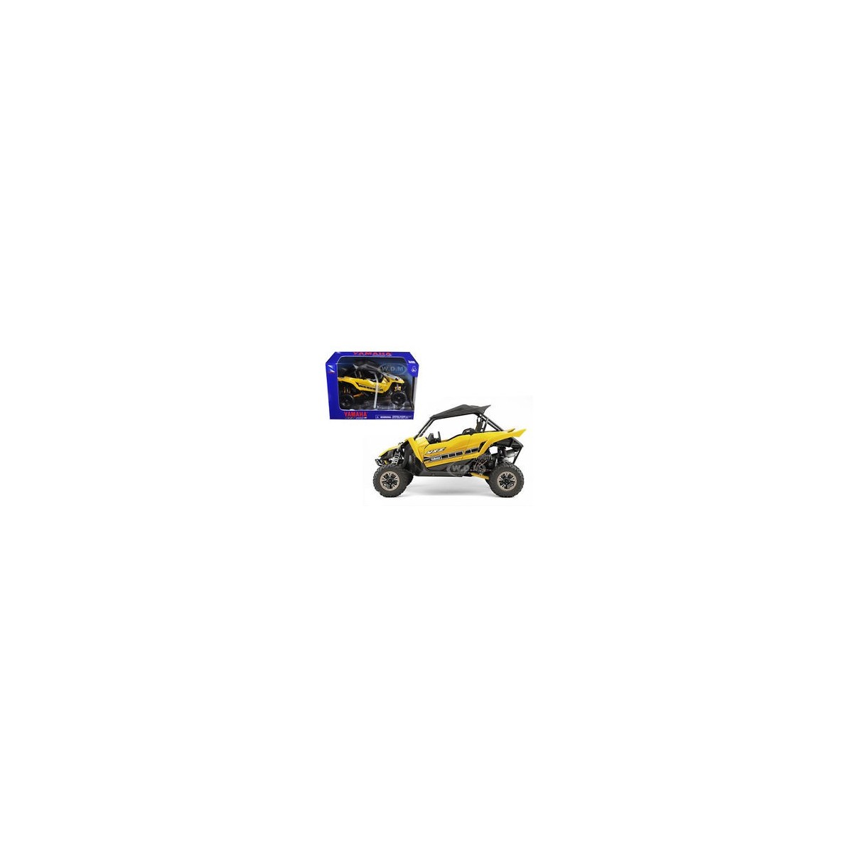 Miniature Yamaha YXZ 1000 R SSV jaune 1/18° 