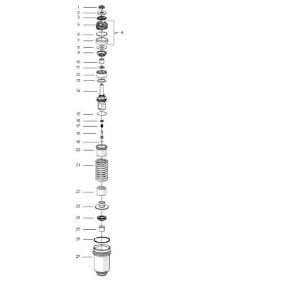 Pièces de fourche Ohlins-Top out spring and check valve 