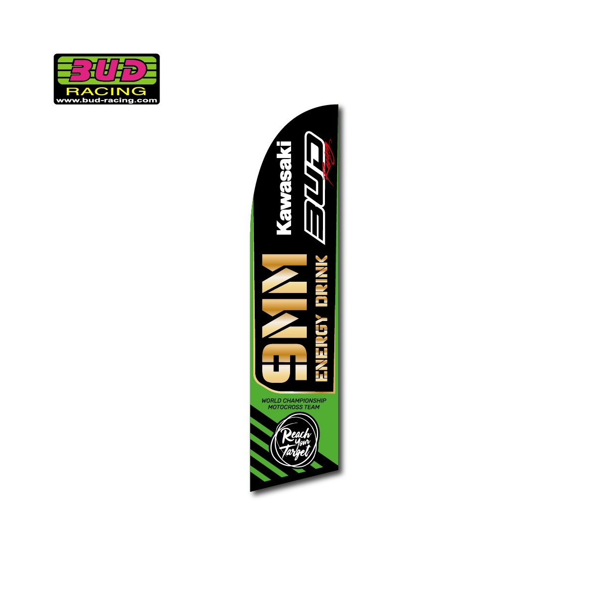 Oriflamme Team Bud Racing 21 9MM 1.80m 