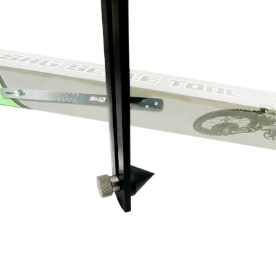 Règle de mesure pour précharge d'amortisseur 