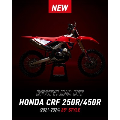 Kit plastique Polisport Restyling CRF(21/24) 2025 Style 