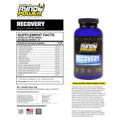 Recovery Ryno Power(200 capsules) 