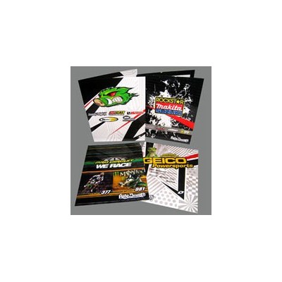 Lot de 4 dossiers/chemises rigides 