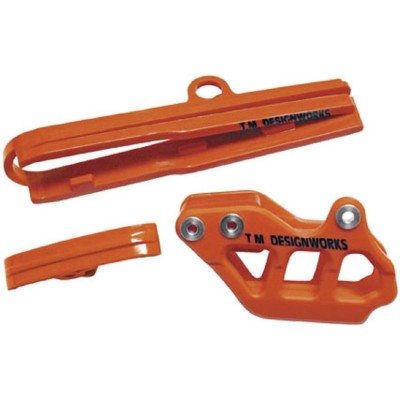 Kit TM Designs guide chaine+patins 65 KTM/HVA 