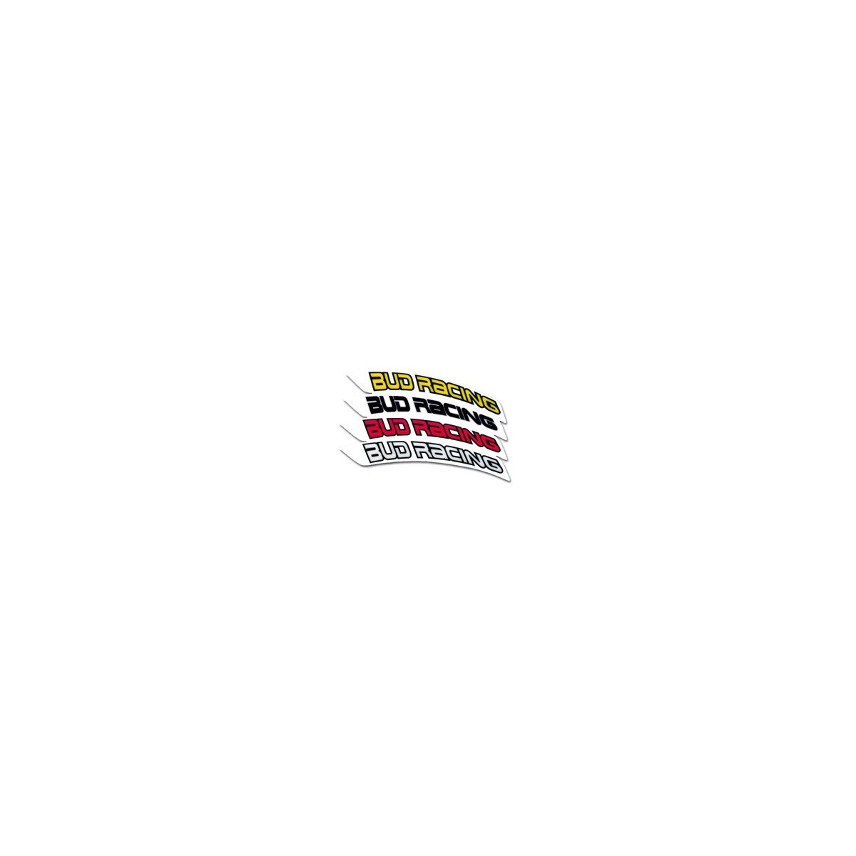 Autocollant GB av. BUD red (paire) 