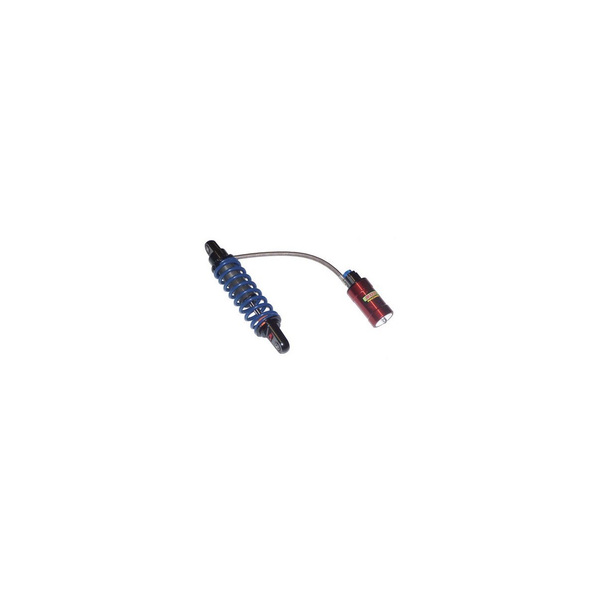 Amortisseur Bud mini réglable avec bombonne séparée 310mm bras cross 
