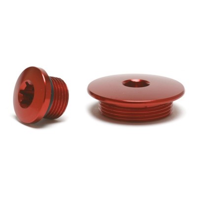 Bouchon de réglage de distrib. KXF250 04/09+250RMZ04-06  red(le kit) 