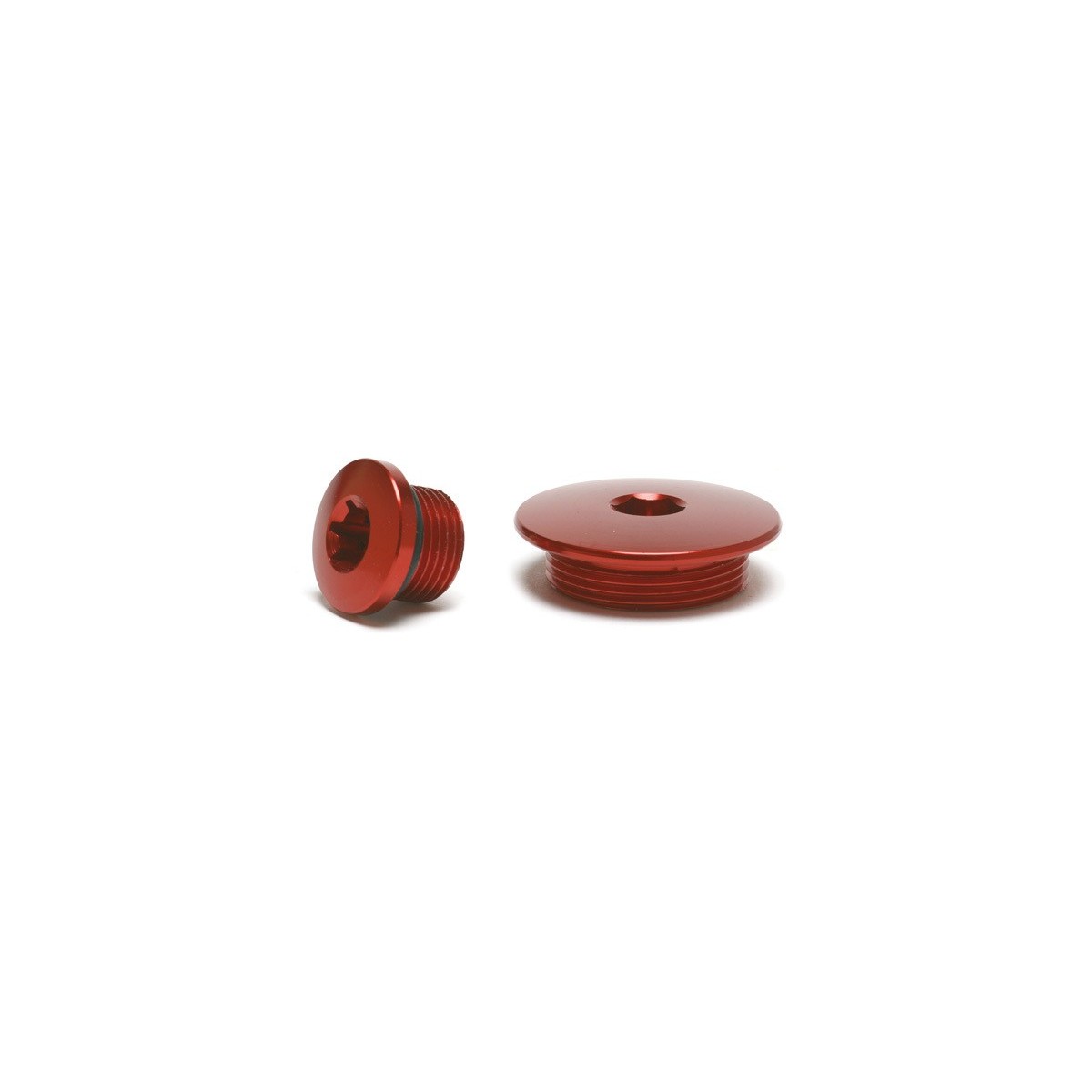 Bouchon de réglage de distrib. KXF250 04/09+250RMZ04-06  red(le kit) 