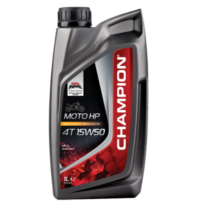 Huile moteur Champion 4 temps Moto HP 15W50 1l 