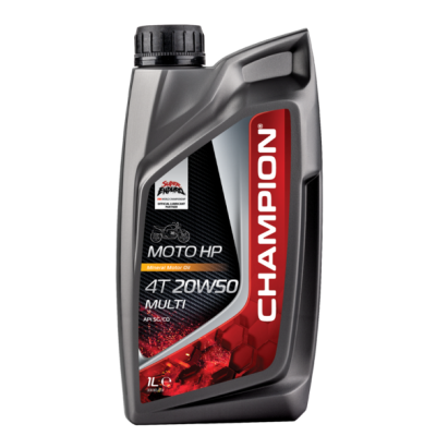 Huile moteur Champion 4 temps Moto HP 20W50 1l 
