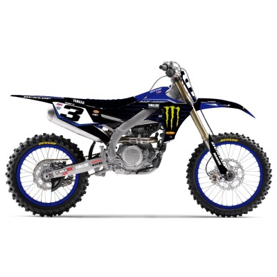 Kit déco complet D'Cor 22 Team Yamaha Star Racing YZ 85 19/21 bk bgp 