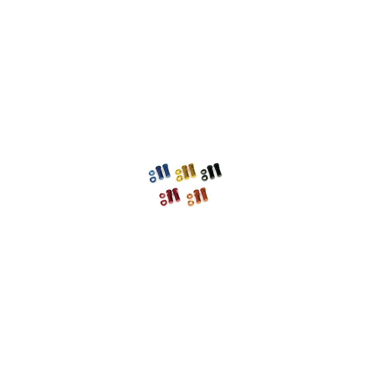 Kit écrou gripster + rondelle bleu (2/kit) 