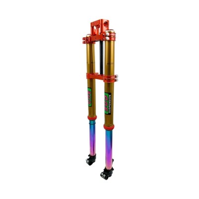 Fourche cplt "Factory" Bud 43mm 85 YZ w/ Triple clamps  