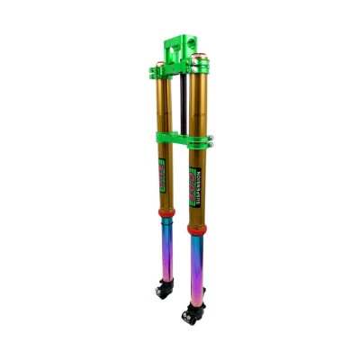 Fourche cplt "Factory" Bud 43mm 85 YZ w/ Triple clamps  