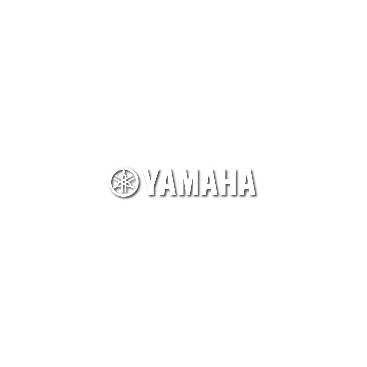 Die Cuts sticker Factory Effex 91cm Yamaha white 