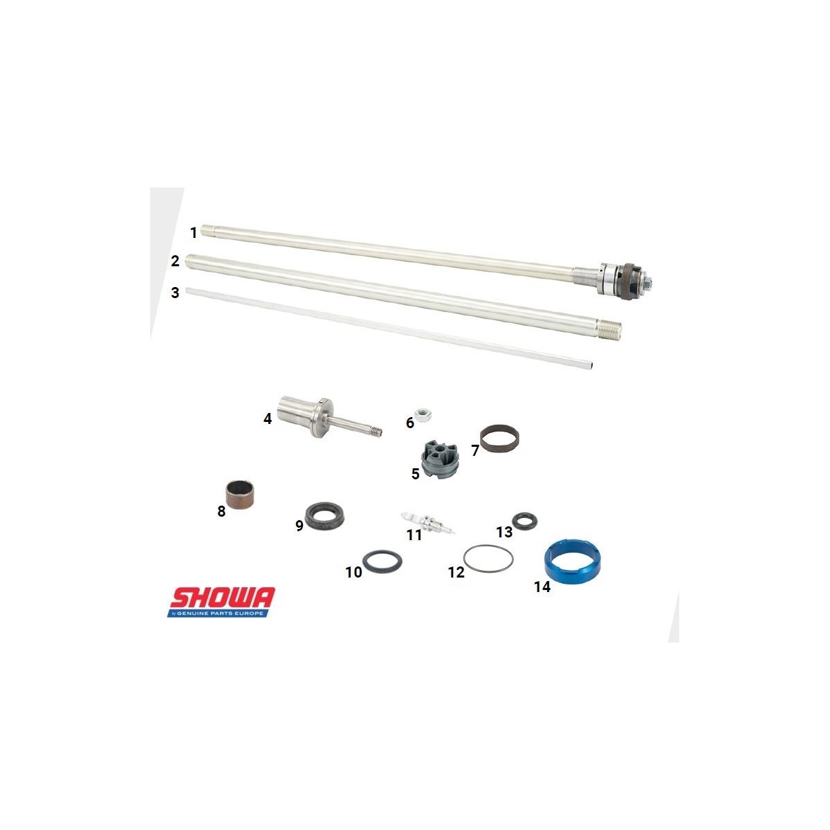 Showa slide bush piston fork 48mm CRF 250 11/14 