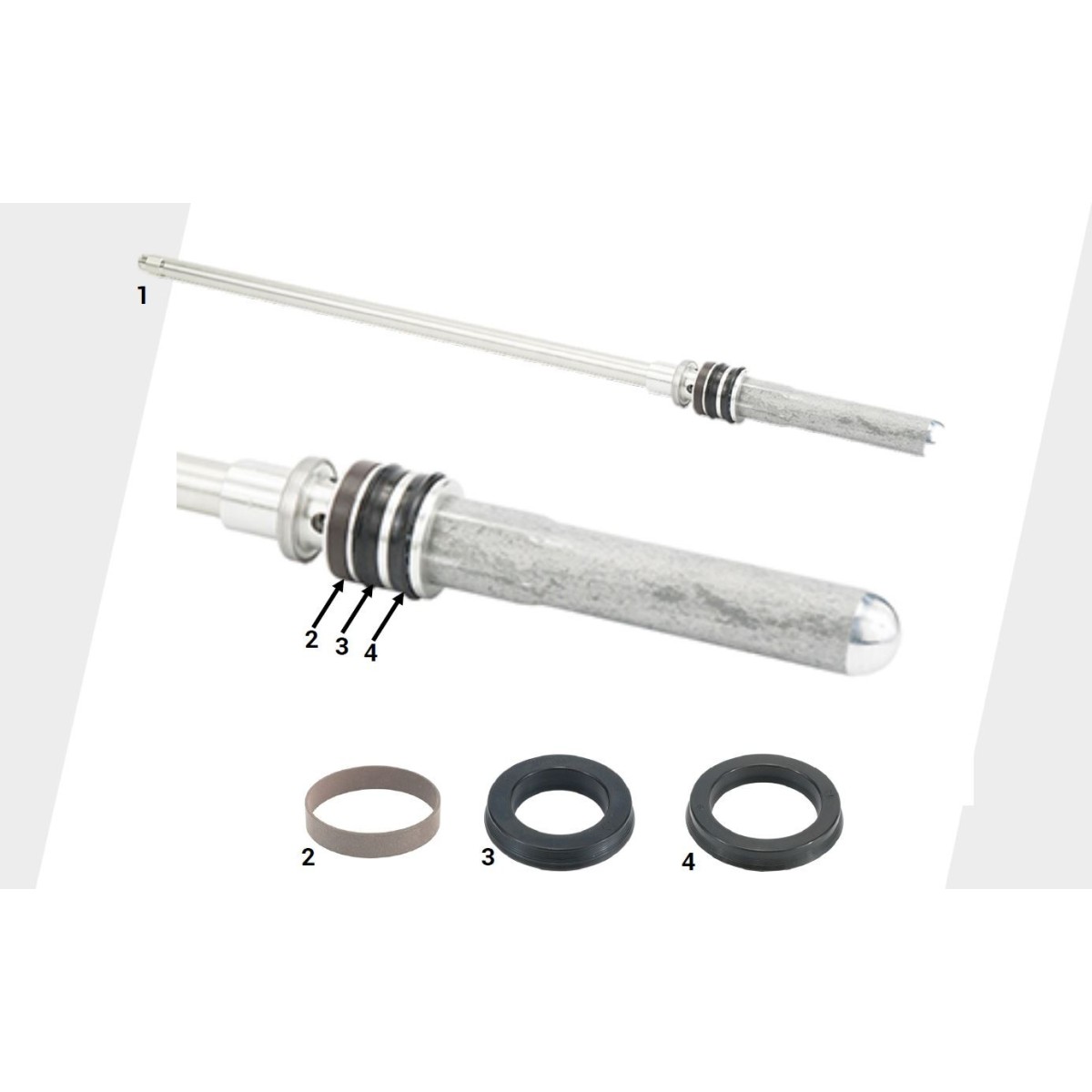 Showa piston seal rod fork SFF 49mm CRF 250 15+450 KXF 15+450 RMZ 15/ 