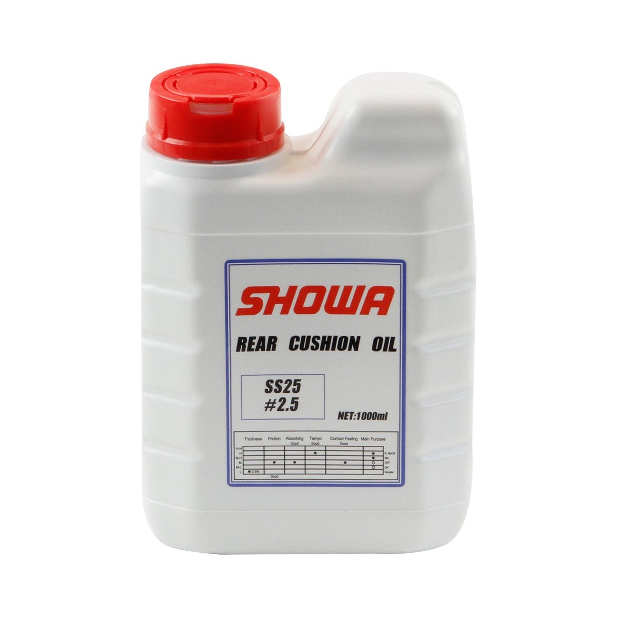 Huile d'amortisseur Showa SS25 1litre 