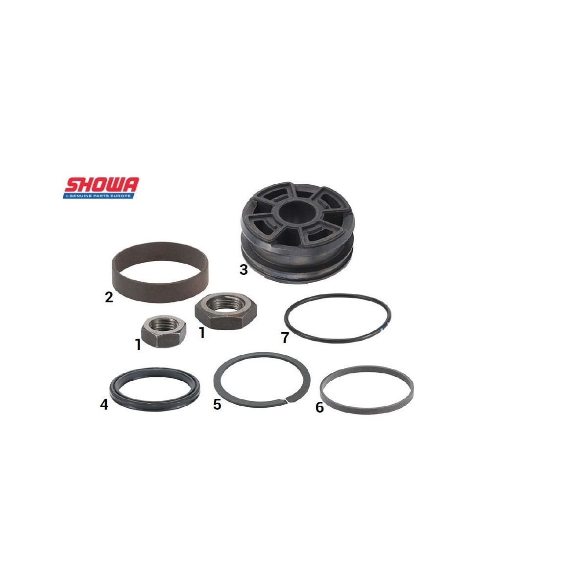 Showa shock piston ring RMZ 250 10/15+450 10/17 