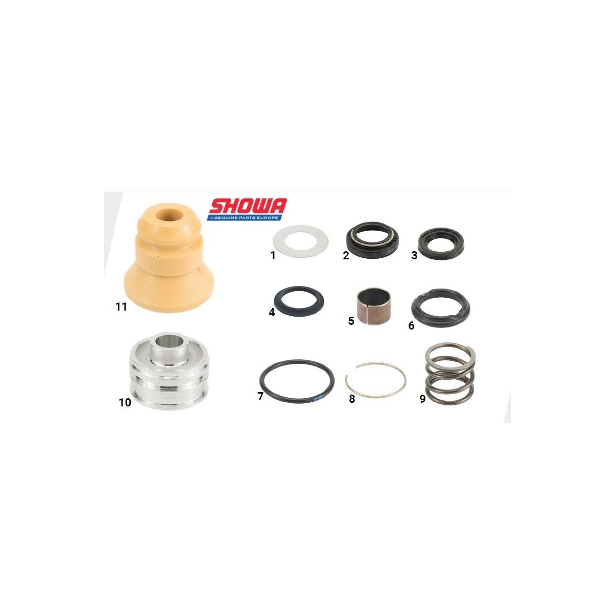 Showa oil seal shock 18mm RMZ 250 09/15+ 450 09/17 