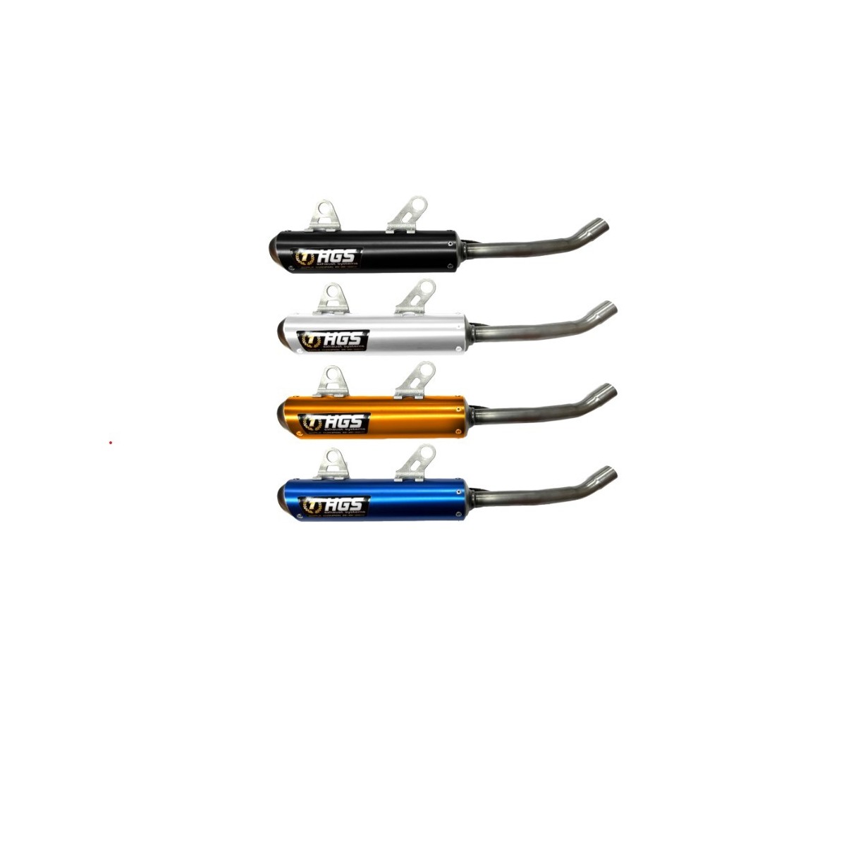 Silencer alu HGS 50 KTM 16/23 + 50 HVA 17/23 +Gas 21/23 Or XT-516-SSO 