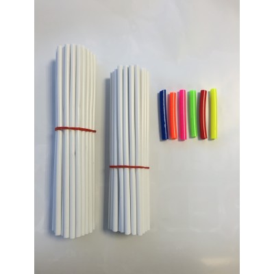 Spoke skin set front/rear Red 