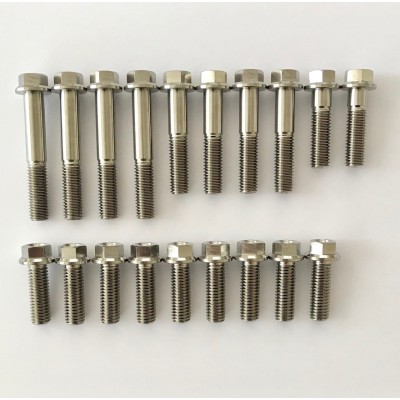 Kit vis titanes partie avant(pour tés,potence,étrier,axe) CRF 250 18- 