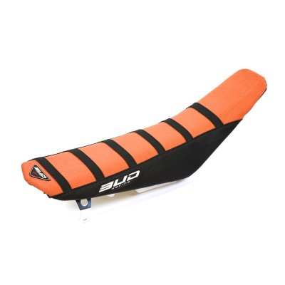 Housse de selle BUD Full Trac. 85 SX 18/24+Gas 85 21/24 Blk-Rd lines 