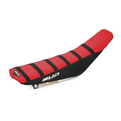 Housse de selle BUD Full Traction 450 RMZ 08/17 Red/bk Bud bk Stripes 