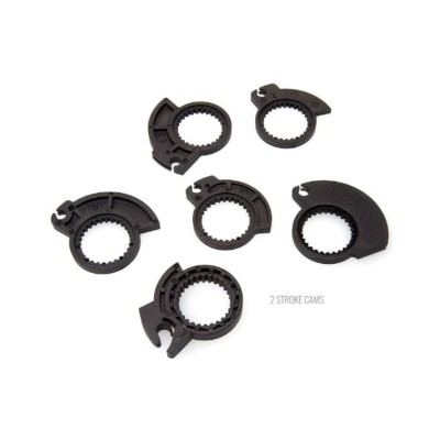 Poignées Torc1 DEFY MX Lock On 1/2 waffle 2T Red 
