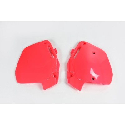 Plaques lattérales UFO Honda CR 125 91/92+250 90/91+500 91/01 white 