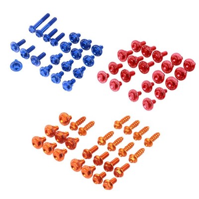 Kit vis  fixation plastiques alu Red CRF 250 14/17+450 13/16 