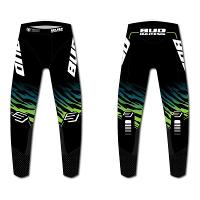 Pantalon Bud Racing SX Fit Zebra WSX Noir Vert Edition Limitée  
