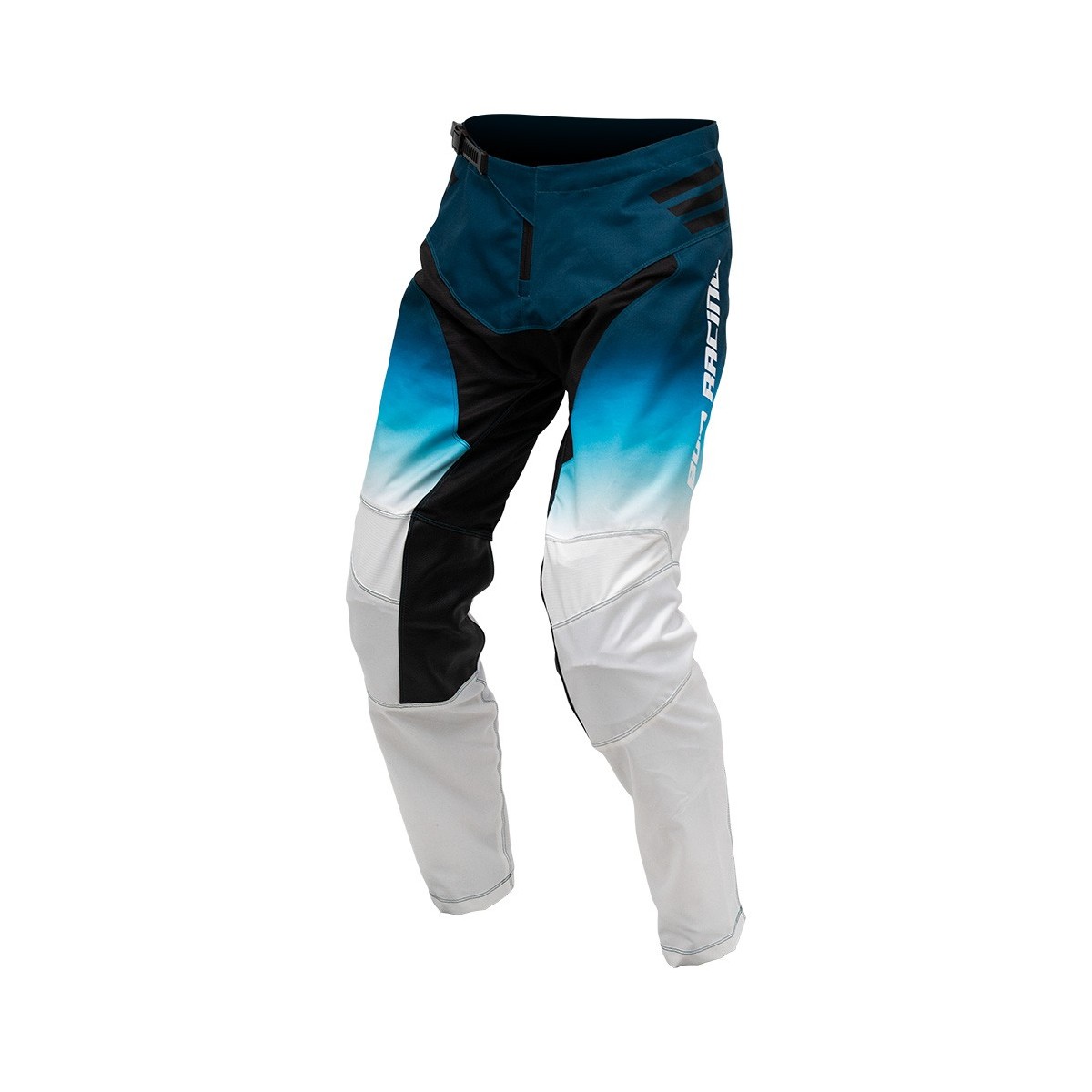 Pantalon Enfant Bud Racing GP Lazer Turquoise Blanc  
