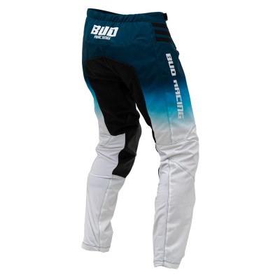 Pantalon Enfant Bud Racing GP Lazer Turquoise Blanc  