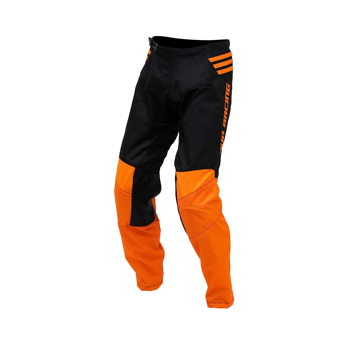 Pantalon Enfant Bud Racing GP Lazer Orange Fluo Noir  