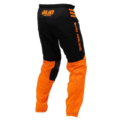 Pantalon Enfant Bud Racing GP Lazer Orange Fluo Noir  