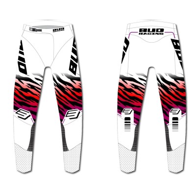 Pantalon Enfant Bud Racing GP Zebra WSX Blanc Edition Limitée 
